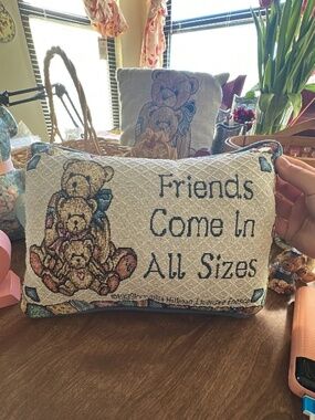 Vintage Cherished Teddies - Lumbar Pillow